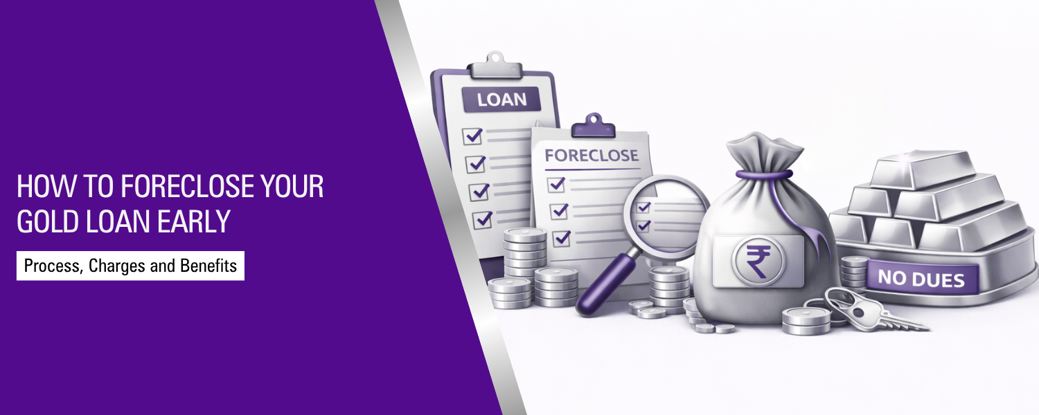 How to Foreclose Gold Loan Early - Process, Charges, Benefits & Apply for a Gold Loan